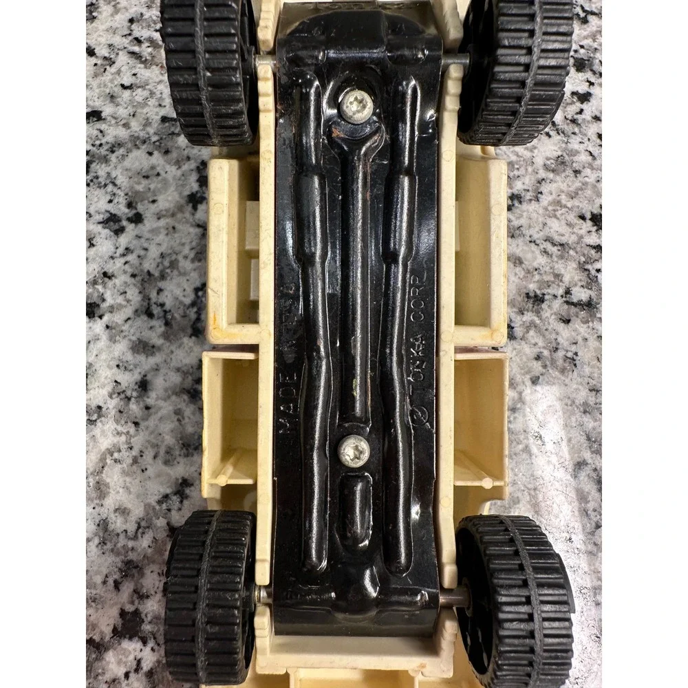 Vintage Tonka Rebel Racer‎ Toy Truck Flatbed Tow Truck Toy Orange